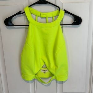 Neon Green Crop Top